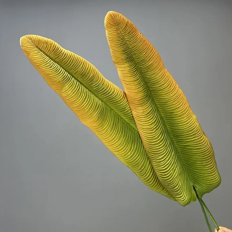 Rubber Plant Ficus - 102cm Artificial Paradise Bird Leaves Green