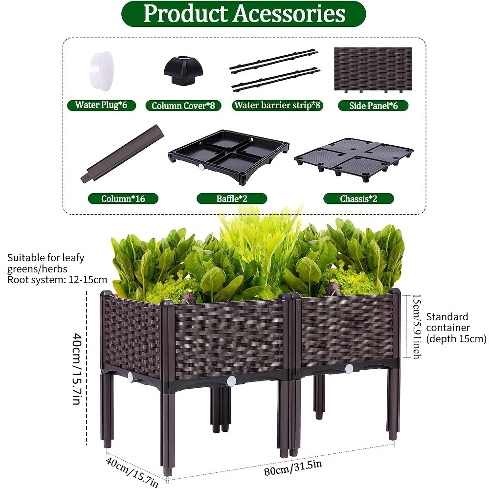 Garden Raised Bed, Elevated Fl - Plant Parenting ulasan dan harga