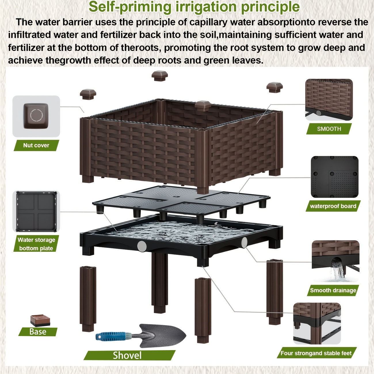 Garden Raised Bed, Elevated Fl - Plant Parenting ulasan dan harga